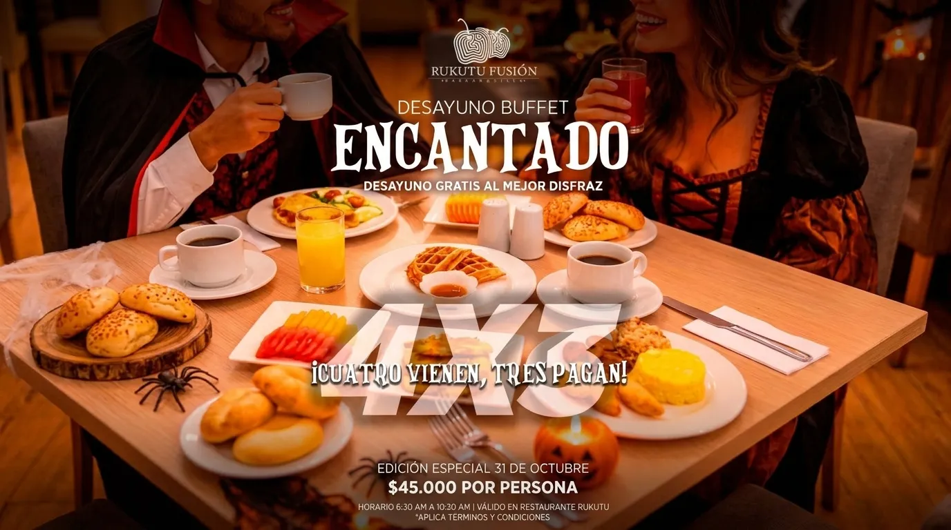 Puente de Halloween: tres hoteles Wyndham con planes y precios en Medellín, Barranquilla y Cartagena